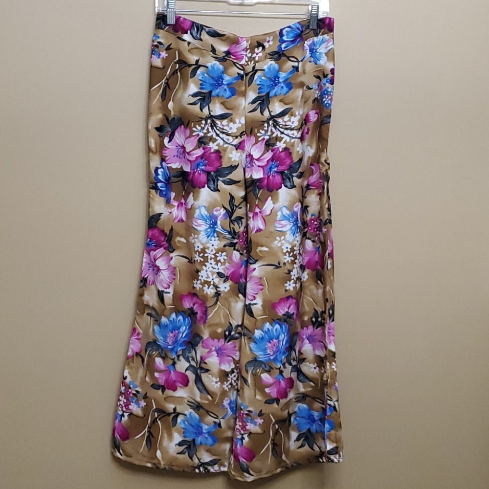 Floral Wide-leg Palazzo Pants